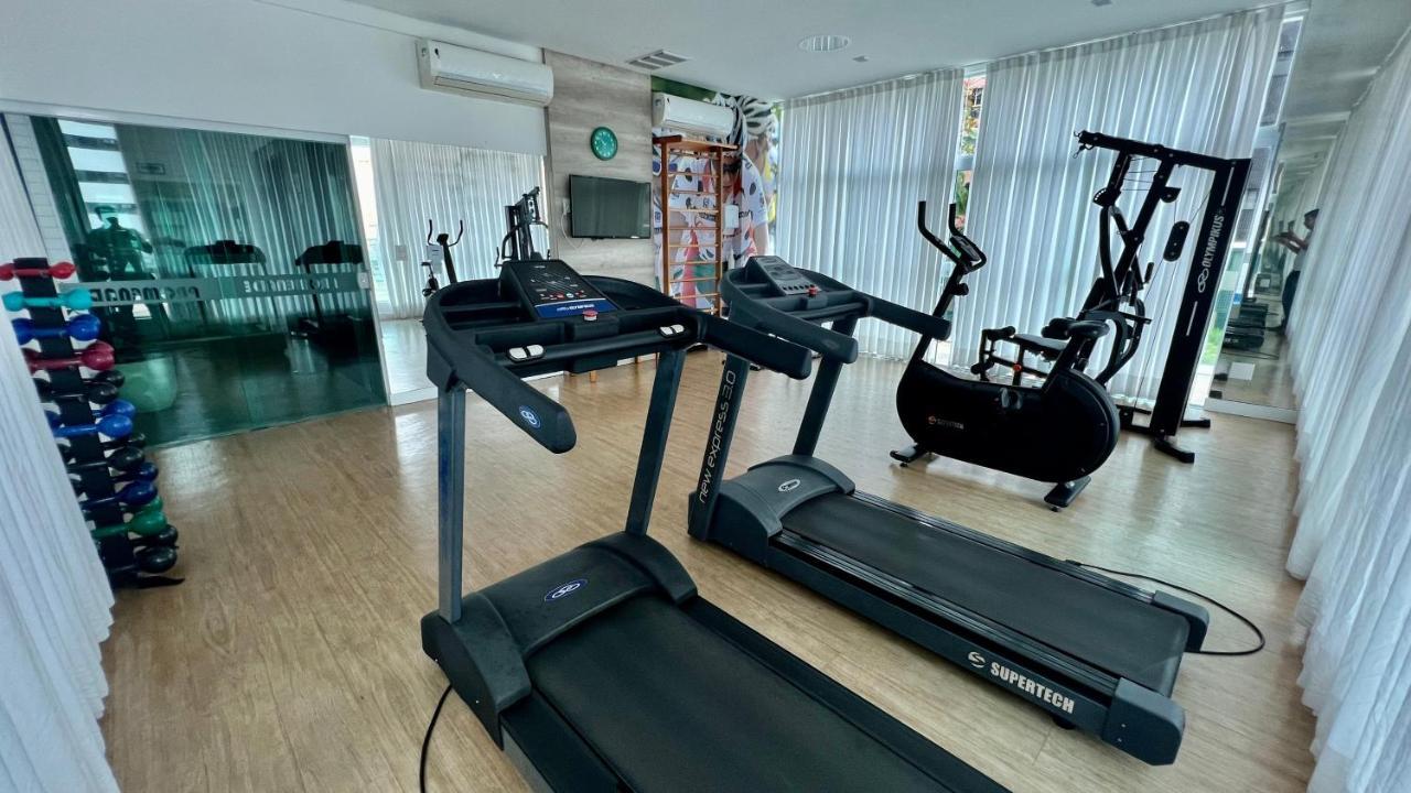 Edf Promenade - Apartamento Com 2 Quartos Climatizados A 150M Da Beira-Mar De Ponta Verde - Piscina, Academia, Sauna, Lavanderia, Home Cine, Churrasqueira, Salao De Jogos, Area Kids Maceió Esterno foto